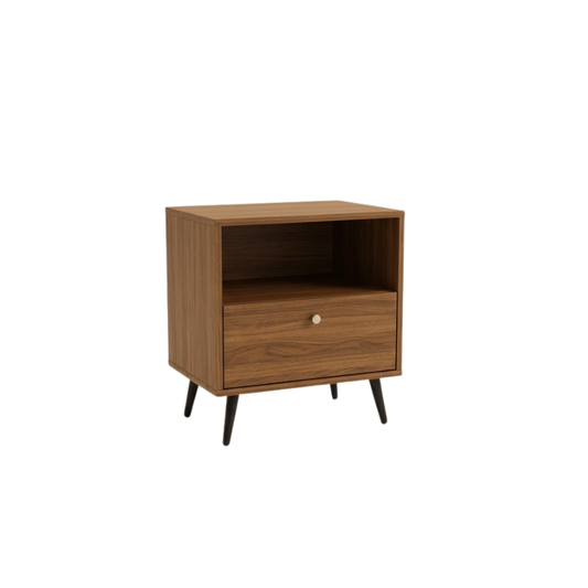 Alison 52cm Walnut Nightstand