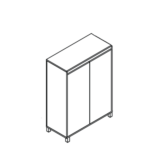Archie 60cm Ash/White Shoe Cabinet