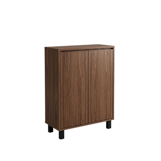 Archie 60cm Walnut Shoe Cabinet