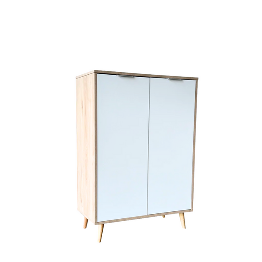 Bremen 80cm Maple/White Storage Cabinet