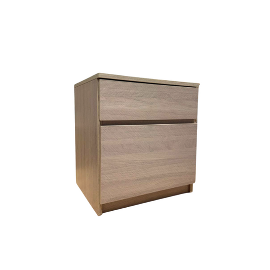 Cubo 45cm Feather Bedside Table
