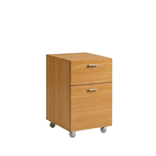 Cyber 40cm Pine 2-Drawer Mobile Pedestal