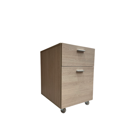 Cyber 2-Drawer Mobile Pedestal Ash