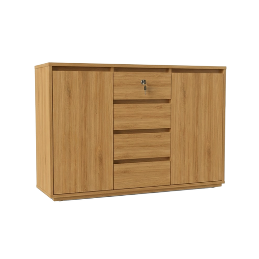 Cubic 1.2m Pine Chest Sideboard