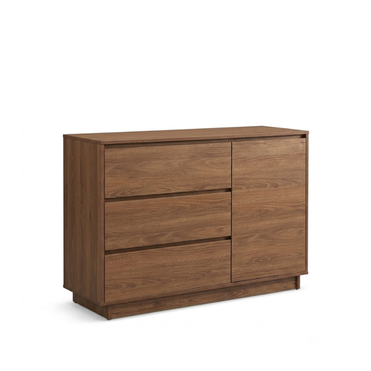 Eve 1.2m Walnut Chest Sideboard