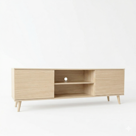 Hamburg 1.8m Maple TV Console Cabinet