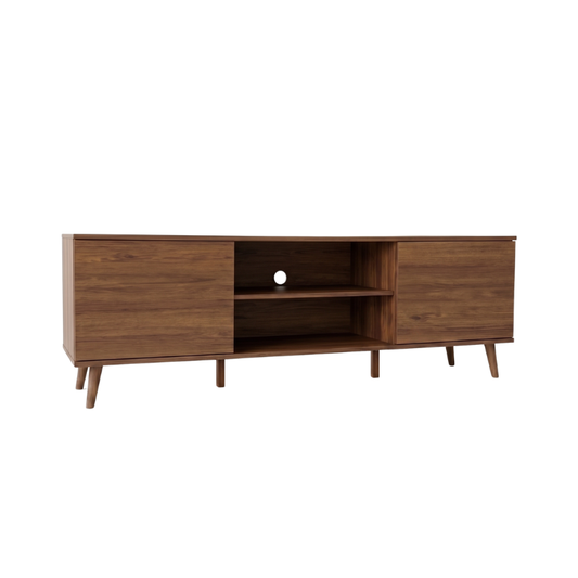Hamburg 1.6m Walnut TV Console Cabinet