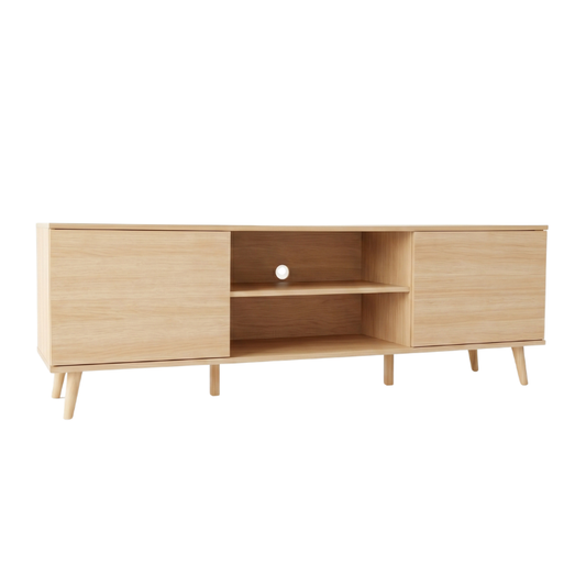 Hamburg 1.8m Maple TV Console Cabinet
