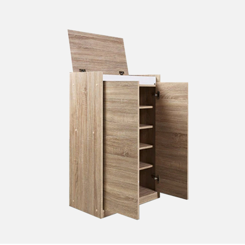 Kira 60cm Shoe Cabinet with Lock Levels Living