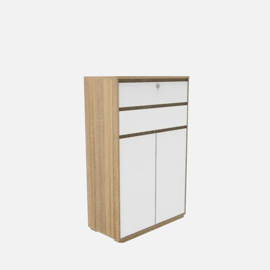 Isla 80cm Maple/White Dresser Drawer Cabinet