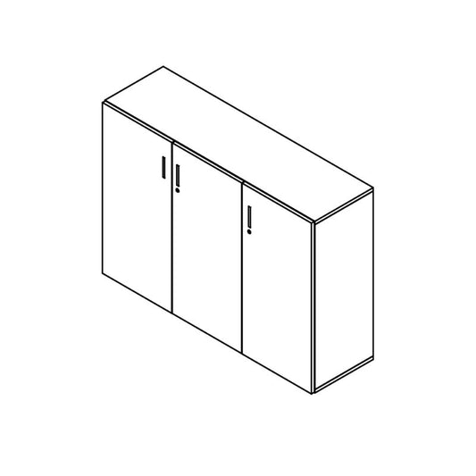 Neo 3-Door 3-Shelf Filing Cabinet