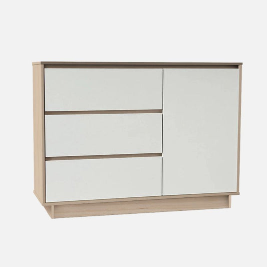 Eve 1.2m Maple/White Chest Sideboard