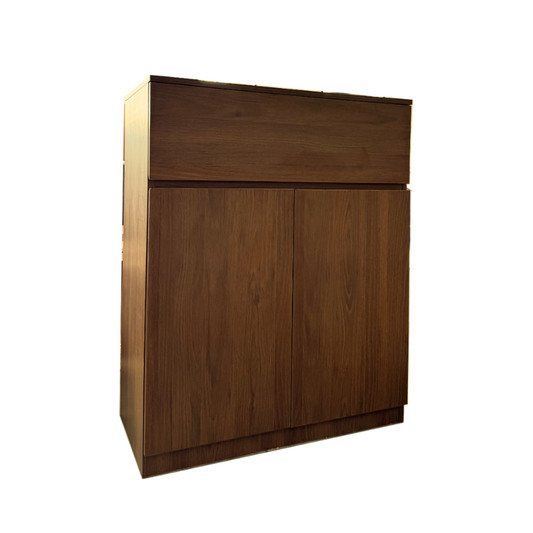 Tomi 80cm Walnut Storage Cabinet