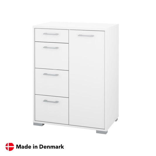 Homeline 70cm 1-Door 4-Drawer Chest