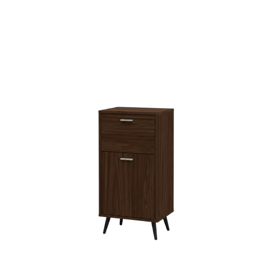 Amelia 40cm Espresso Side Table Nightstand