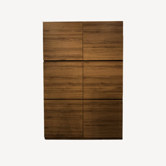 Berlin 1.2m Walnut XL Storage Cabinet