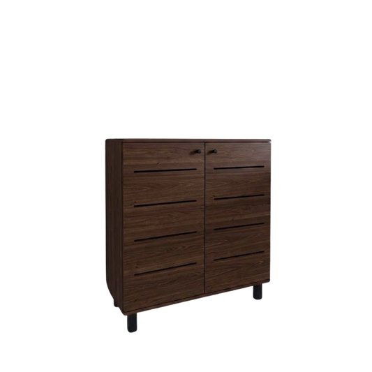 Boston 80cm Espresso Shoe Cabinet