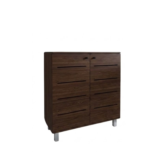 Boston 80cm Espresso Shoe Cabinet