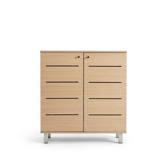 Boston 80cm Maple Shoe Cabinet