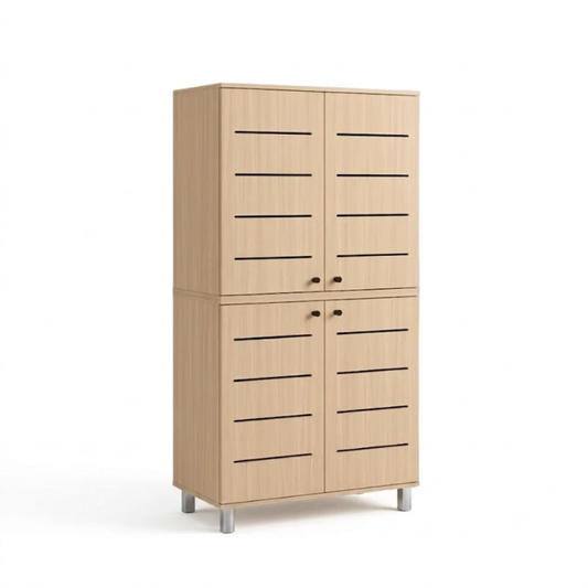 Boston 80cm Maple High Shoe Cabinet