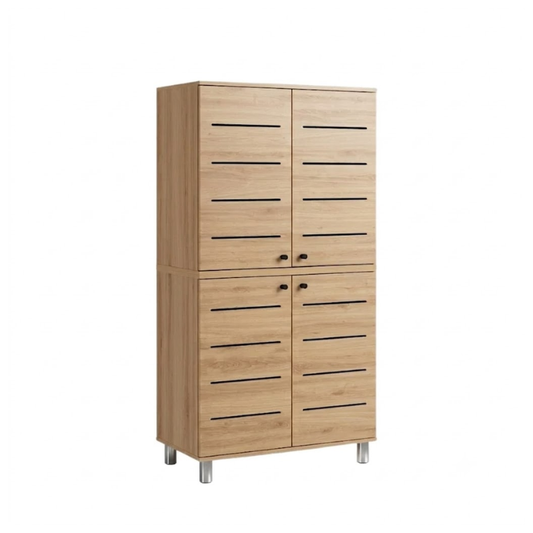 Boston 80cm Pine High Shoe Cabinet