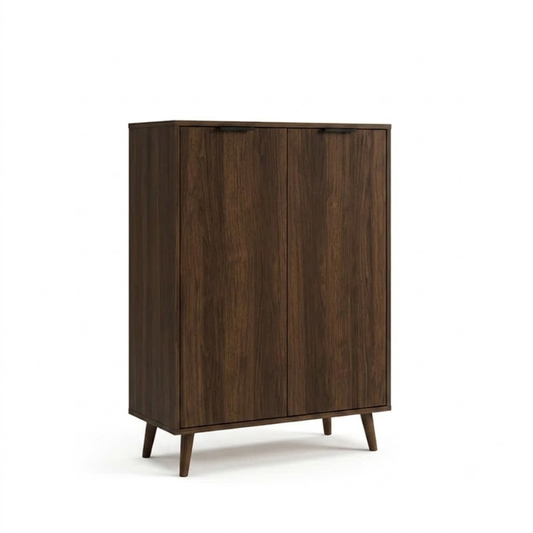 Bremen 80cm Espresso Storage Cabinet