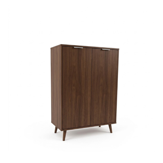 Bremen 80cm Walnut Storage Cabinet