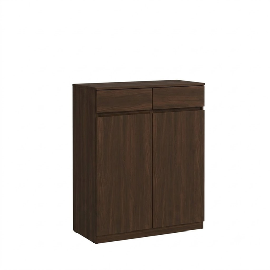 Brighton 80cm Espresso Shoe Cabinet