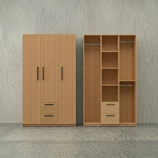 Cavo+Kano 3-Door Modular Wardrobe