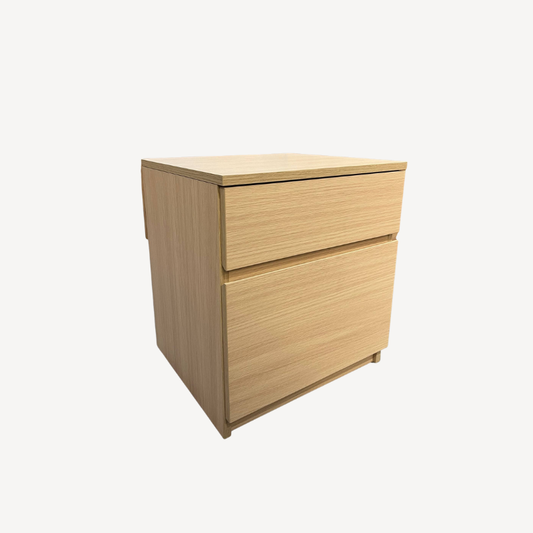 Cubo 45cm Maple Bedside Table