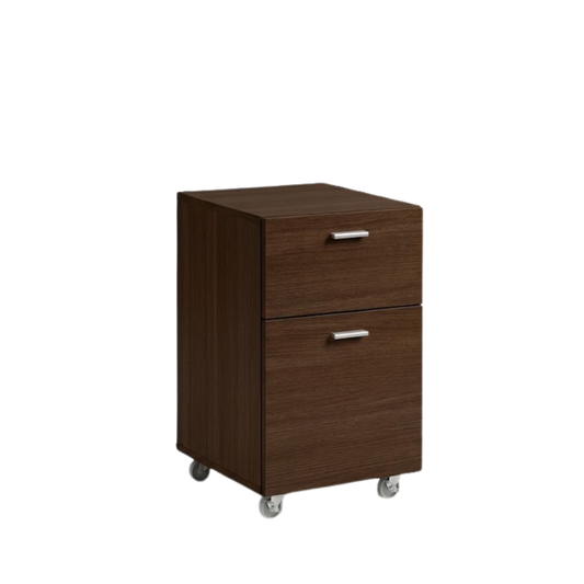 Cyber 40cm Espresso 2-Drawer Mobile Pedestal