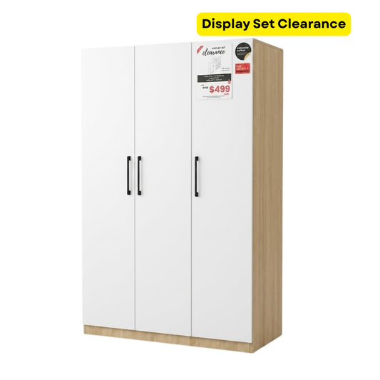 Display Clearance - Vela+Alto 3-Door Modular 1.8m Wardrobe