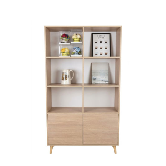 Duke Feather/White Display Bookcase