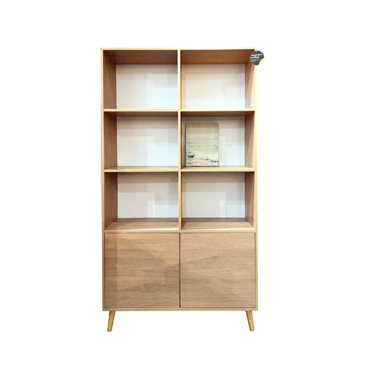 Duke Feather/White Display Bookcase