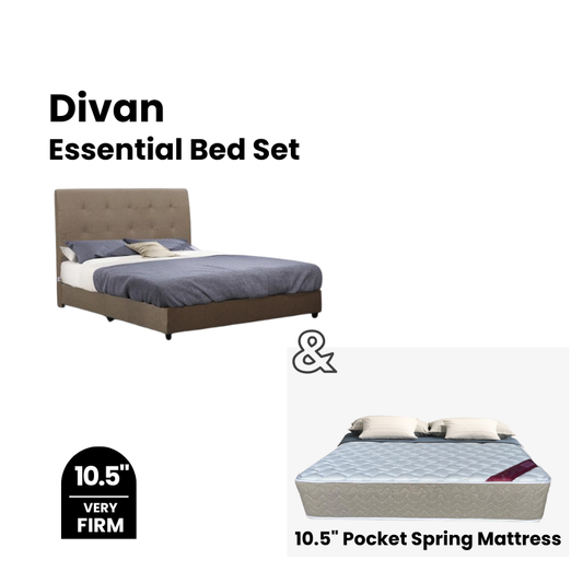 Essential Divan Bed and Mattress Set