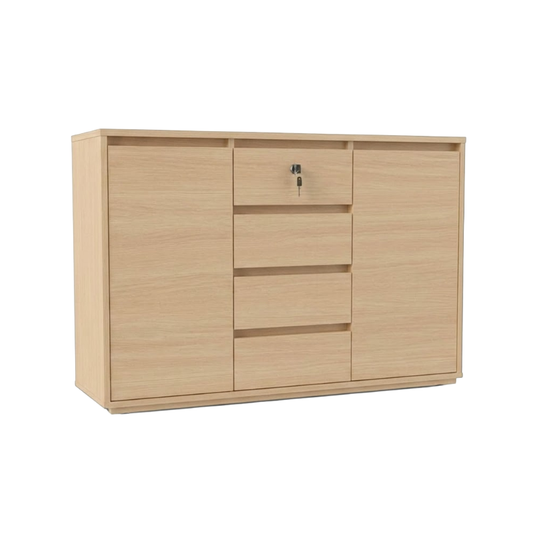 Cubic 1.2m Maple Chest Sideboard