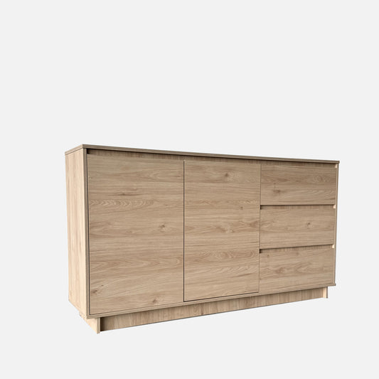 Evie 1.6m Maple Oak Chest Sideboard