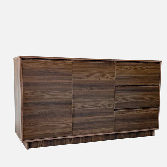 Evie 1.6m Walnut Chest Sideboard