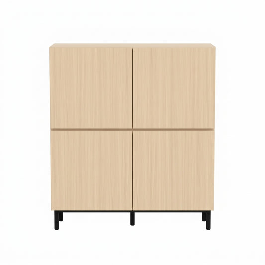 Munich 1.2m Maple Highboard Storage Cabinet