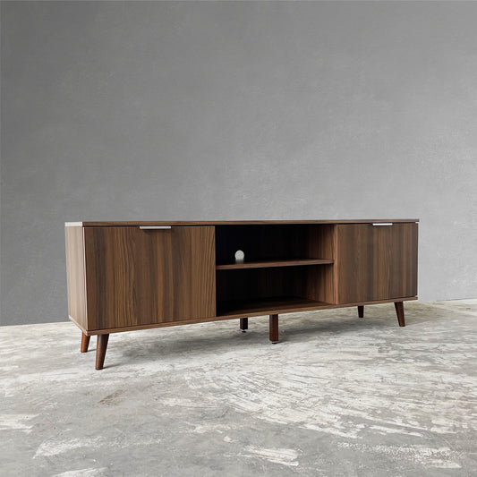 Hamburg 1.6m Walnut TV Console Cabinet