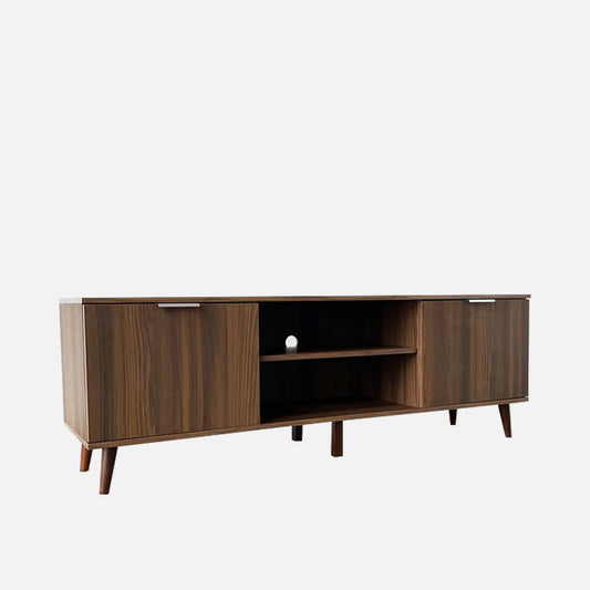 Hamburg 1.8m Walnut TV Console Cabinet