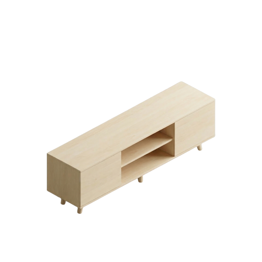 Hamburg 1.6m Maple TV Console Cabinet