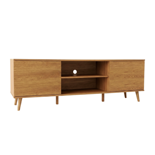 Hamburg 1.8m Pine TV Console Cabinet