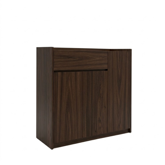 Harper 100cm Espresso Shoe Cabinet