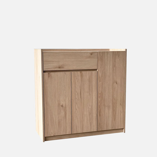 Harper 90cm Natural Oak Shoe Cabinet