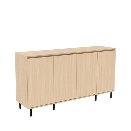 Harvey 1.8m Maple 4-Door Shoe Cabinet