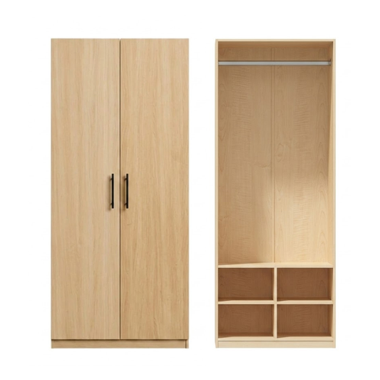 Warehouse Clearance - Lino 2-Door Maple Modular Wardrobe