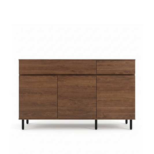 Manhattan Flat-Top 1.6m Walnut Sideboard