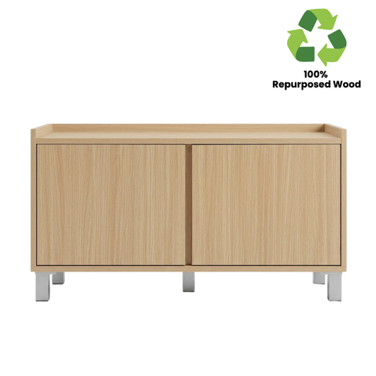 Cleo Up-Cycled 100cm Maple Storage Bench