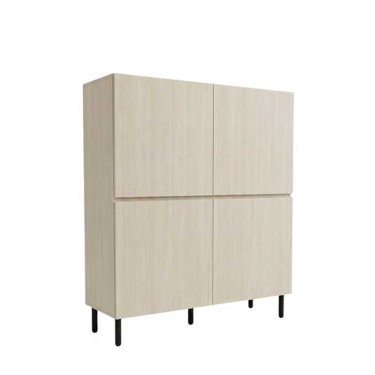 Munich 1.2m Feather Highboard Storage Cabinet